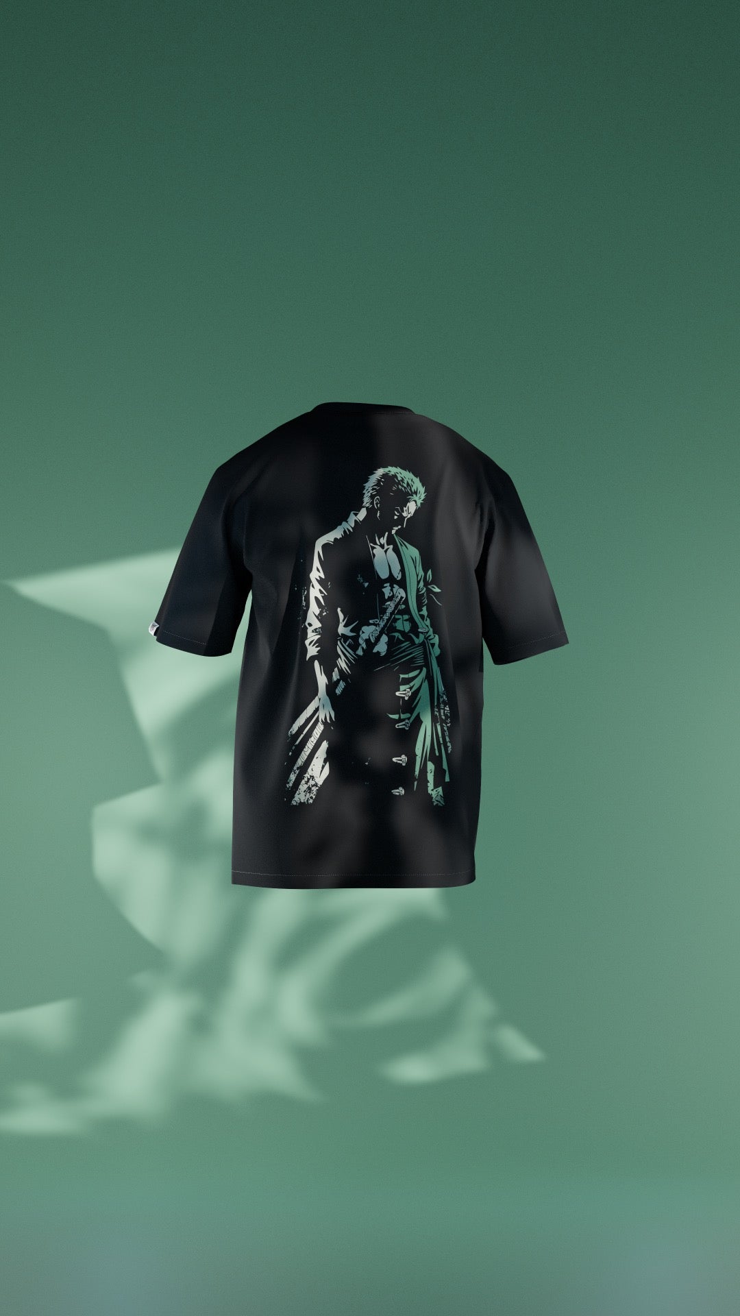 "The Pirate Hunter" Roronoa Zoro Shadow Graphic T-Shirt