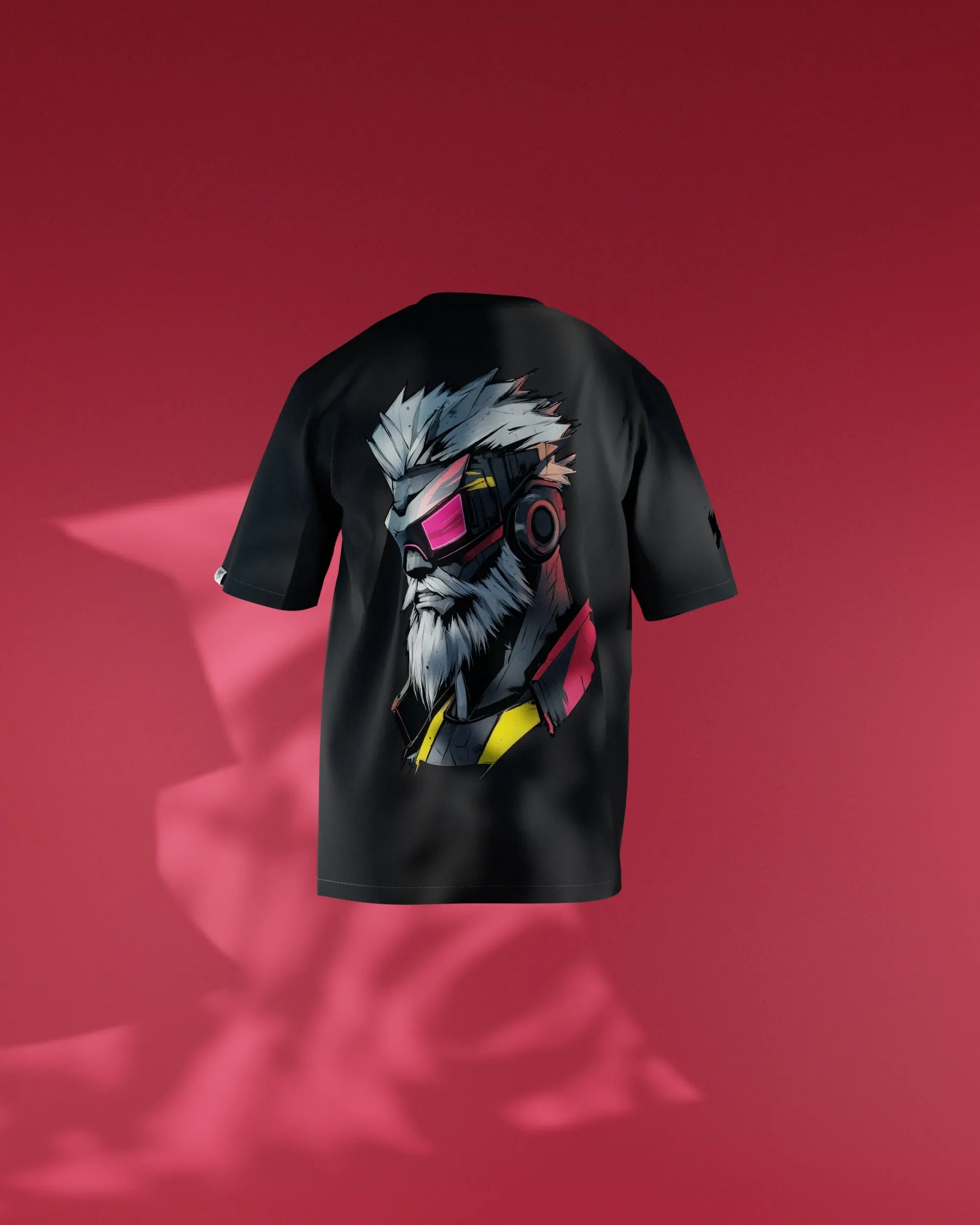"Neon Sensei" Cyberpunk Master Graphic T-Shirt