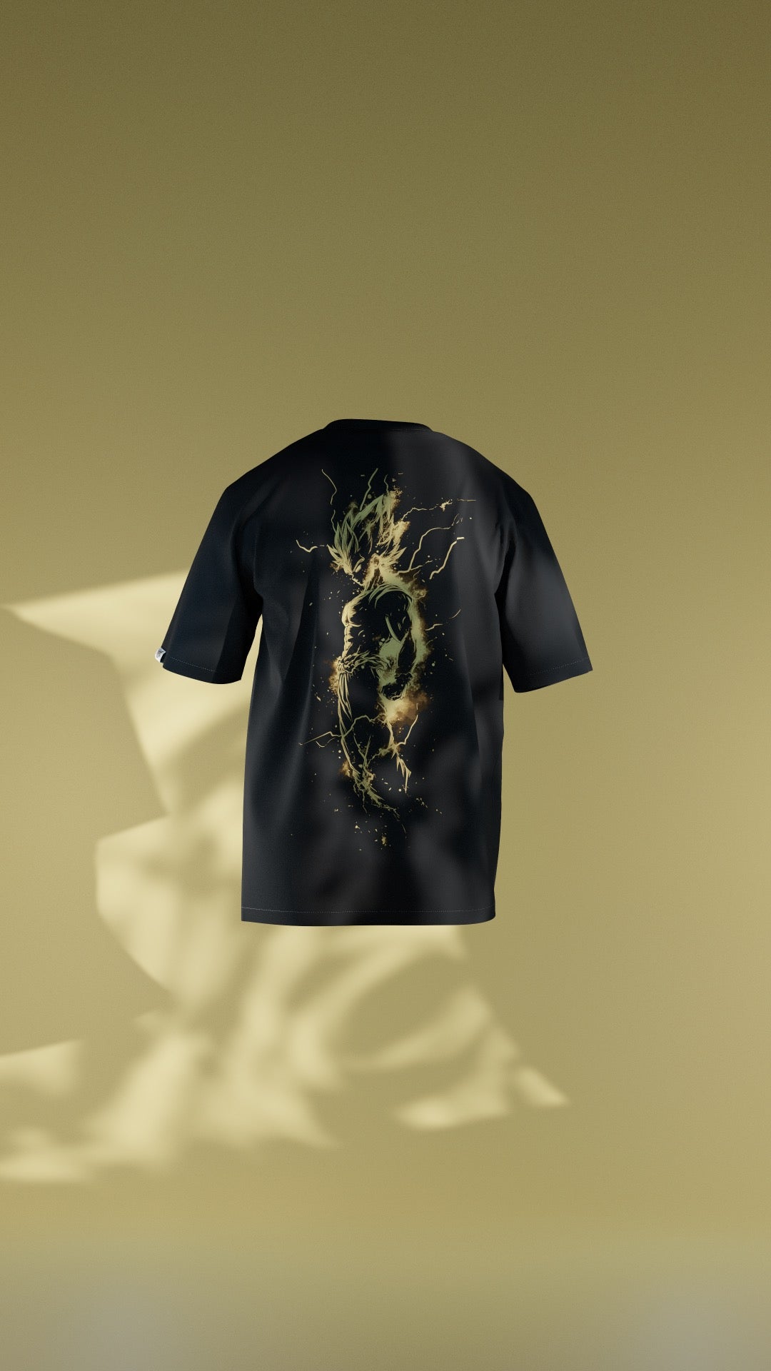 "Golden Storm" Goku Super Saiyan Aura Graphic T-Shirt