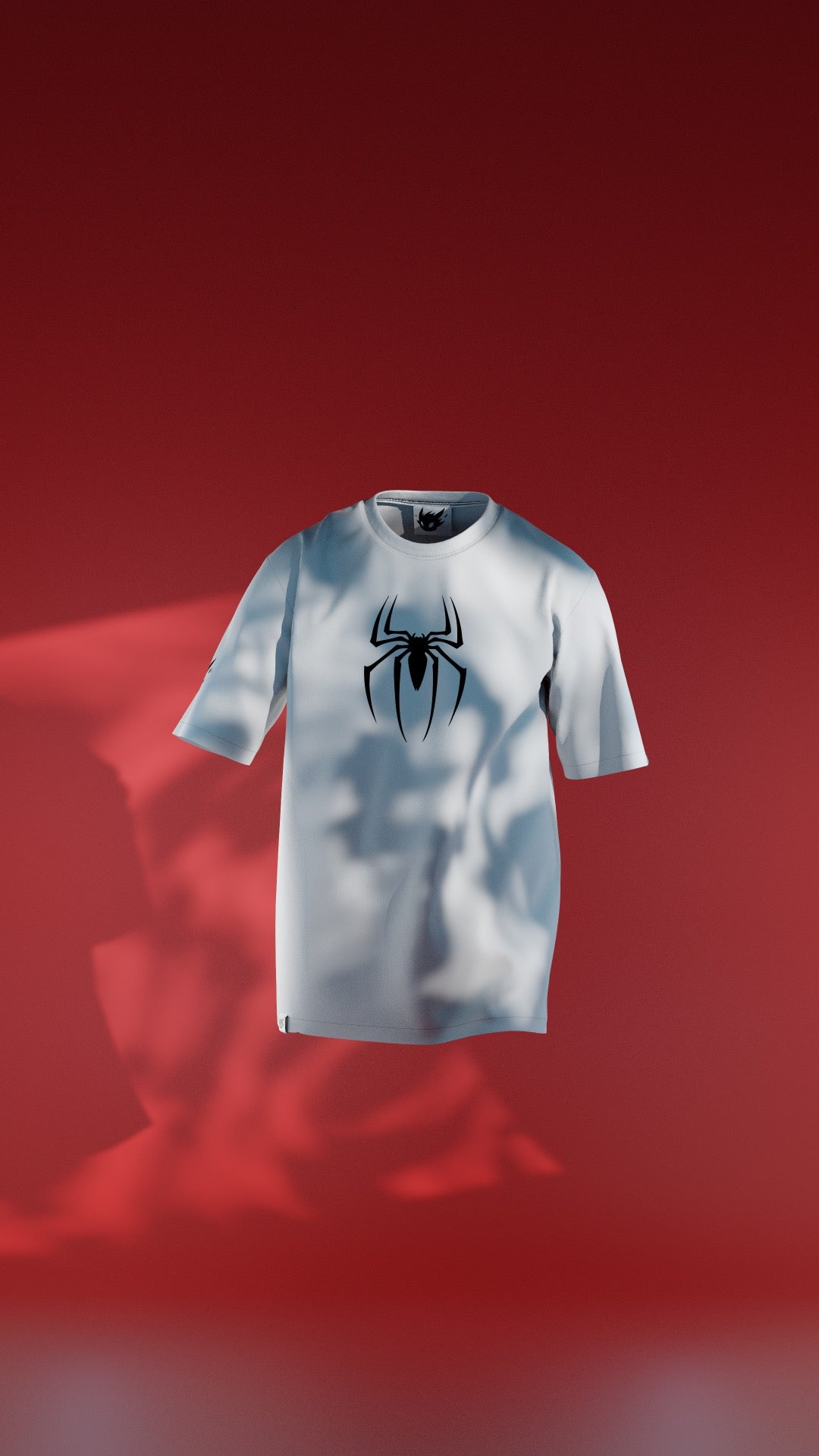 "Spider-Sense" Ink Splash Graphic T-Shirt